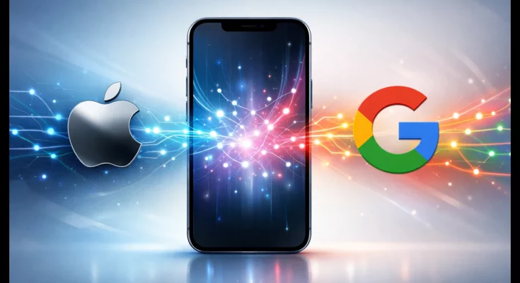 Siri Gemini integration on iPhone showing Apple and Google AI partnership